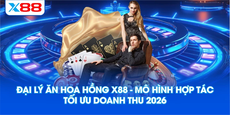 Đại Lý Ăn Hoa Hồng X88 – Mô Hình Hợp Tác Tối Ưu Doanh Thu 2026